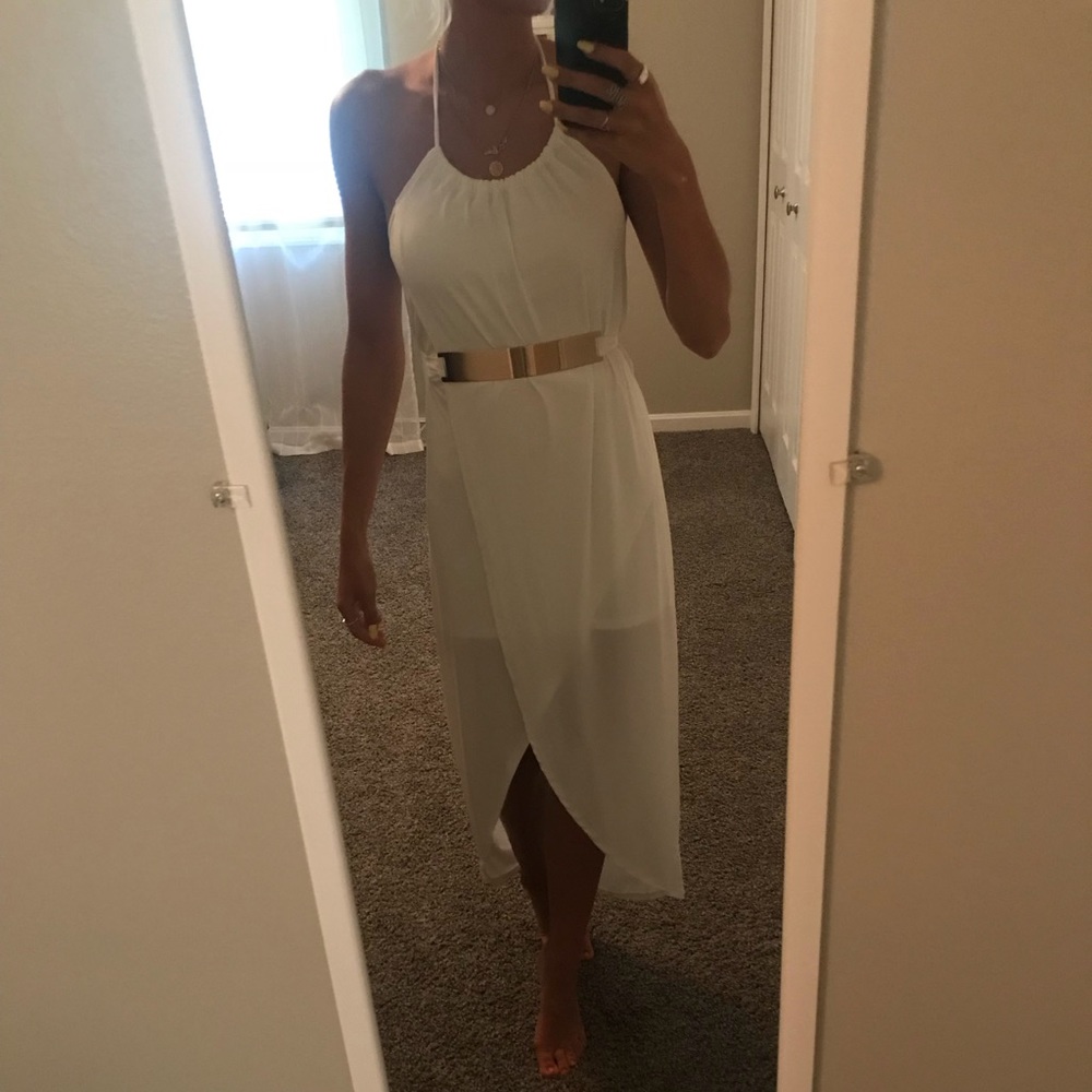 Charlotte Russe high low halter dress